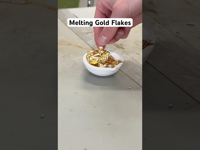 Testing New 24 Karat Gold Flakes #shorts