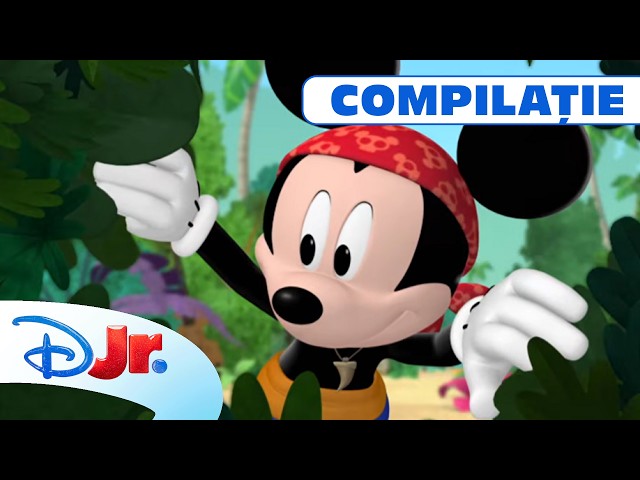 🦜 Povești cu pirați | Clubul lui Mickey Mouse+ & Sofia Întâi [COMPILAȚIE] | Disney Junior România