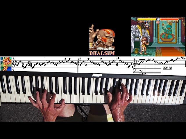 DHALSIM 8-BIT PIANO TUTORIAL