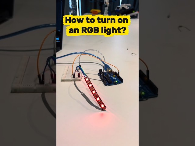How to turn on a rgb light?