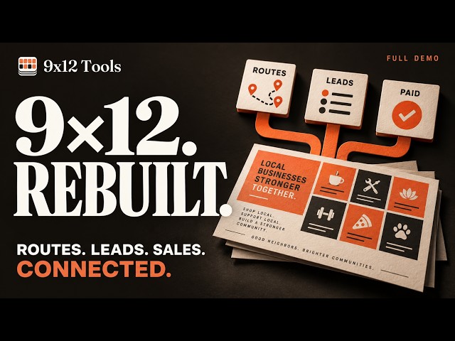 9x12 Tools Demo: Build and Sell a Community Postcard Campaign