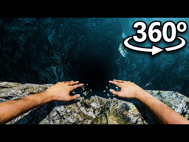Cave FALL in 360° | VR / 4K 😧