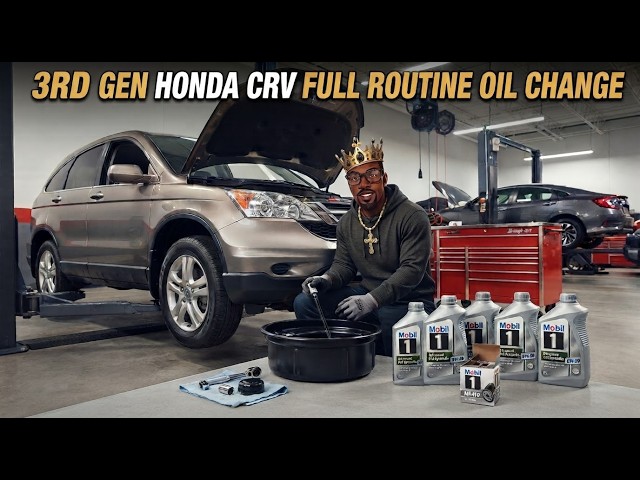 3rd Gen Honda CRV Complete Oil Change JOATD