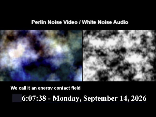 LIVE Paranormal Experiment Stream: Perlin Noise Video & Live Filtered Experiment Audio
