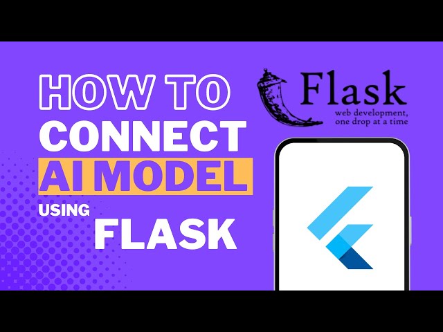 How to connect AI Model with Flutter Using Flask - In Arabic
