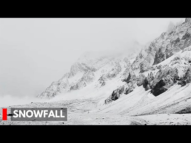 Gurez Receives Season's First Snowfall