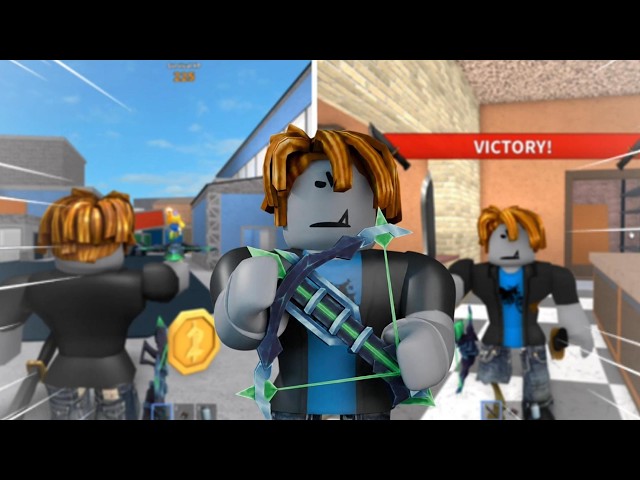 I BECAME THE ULTIMATE TRYHARD BACON IN MM2... "CRAZY TRICKSHOTS"