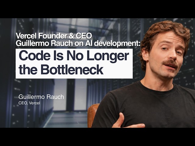 AI Will Build Most Frontend Code | Guillermo Rauch