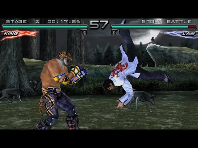 Tekken Dark Resurrection | King Story Battle Playthrough