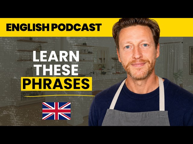 English Conversational Phrases You NEED to Talk About Cooking (Video Podcast with Subtitles)