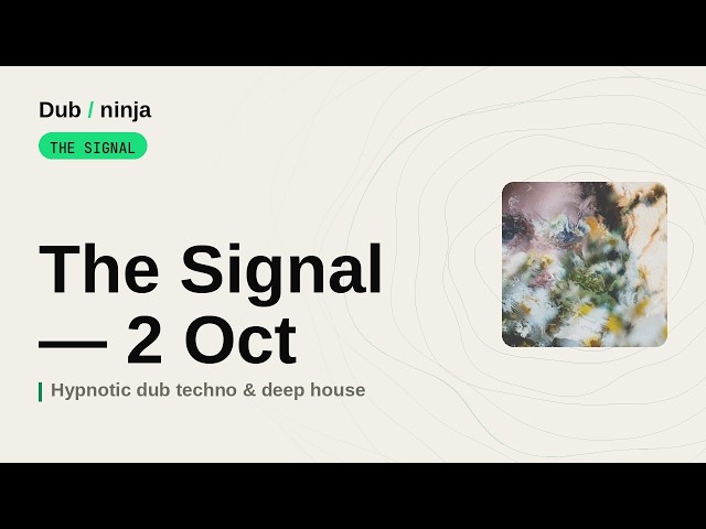 Hypnotic / Outsider Dub Techno Mix 2026 · The Signal — 2 Oct — Dub Ninja