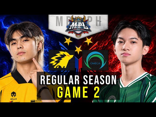 ONIC PH vs OMEGA ESPORTS 🔥 GAME 2 | MPL PH SEASON 18 | REGULAR SEASON