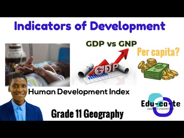 Indicators Of Development - Grade 11 Geography