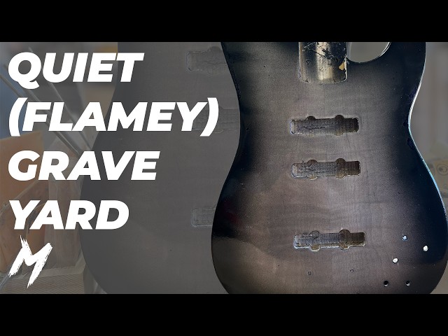 Quiet Graveyard | A Madlad Silverburst on a FLAME MAPLE bass body
