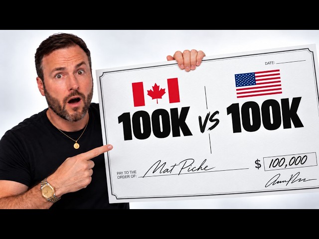 I Compared A $100K Salary In Canada vs America… It Wasn’t Even Close