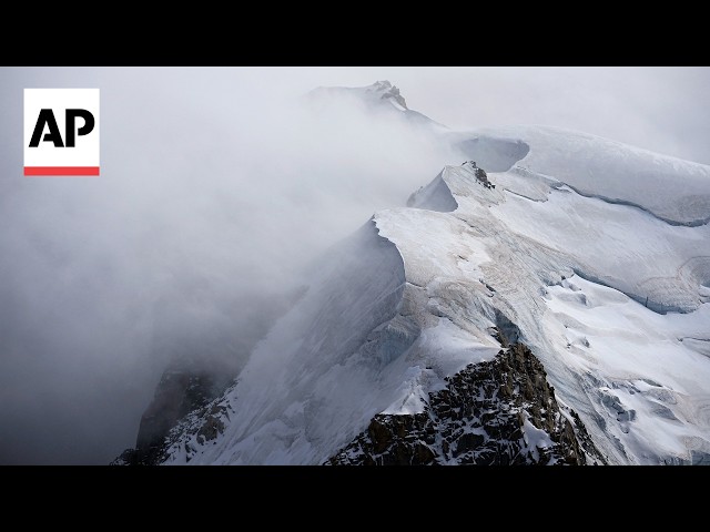 Climate change is melting the ice inside Mont Blanc that has acted like cement