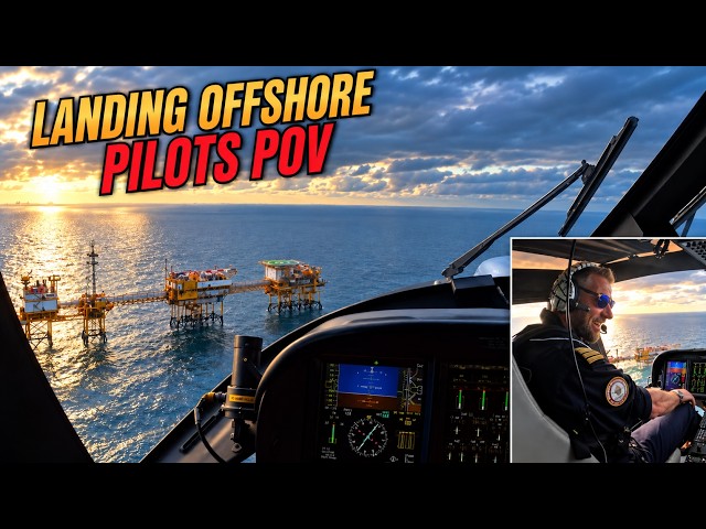What It's Actually Like to Fly the AW139 Helicopter Offshore
