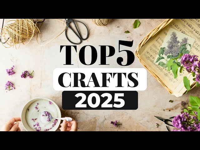 Top 5 DIY Crafts You Can Master! Including Wood, Decoupage & Step-by-Step Tutorials!