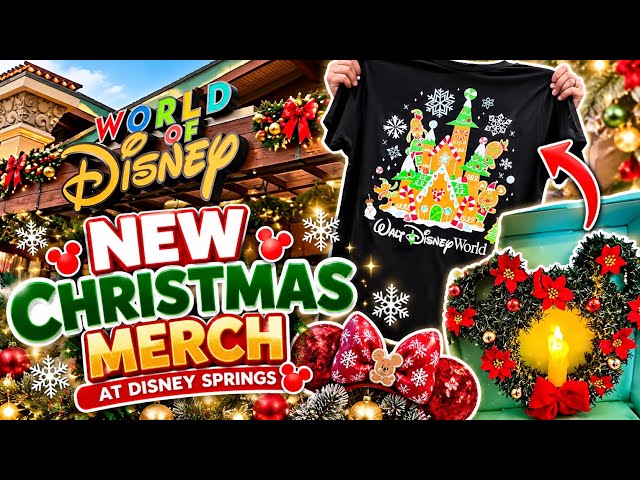 NEW Disney Christmas Merchandise 2026! 🎁 World of Disney Store Walkthrough at Disney Springs