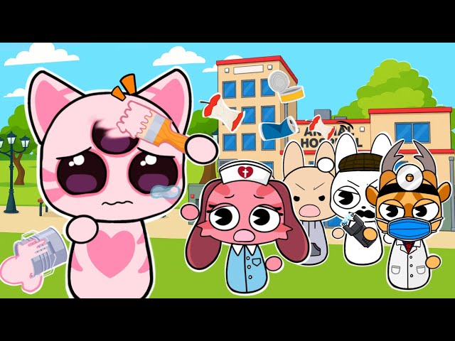 TINY Tries to Hide His Insecurities… 😢 | Animal Hospital Animation Sad Story