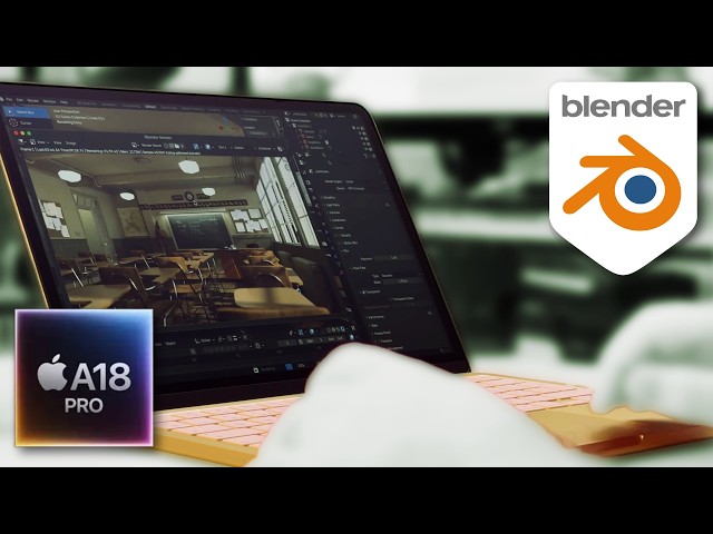 Can the MacBook Neo Handle Blender? - First Look
