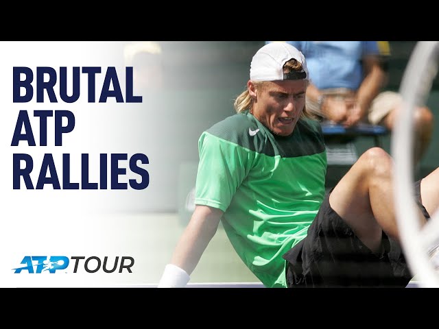 Brutal Tennis Rallies | THE BEST OF | ATP