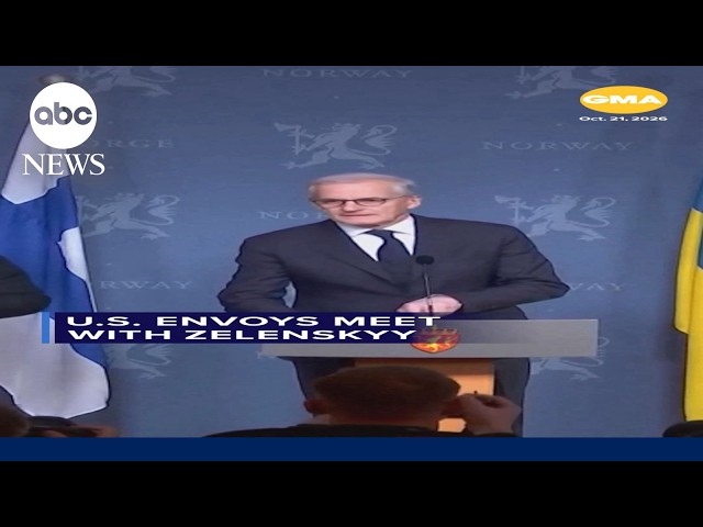 U.S. envoys meet with Zelenskyy