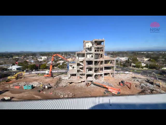 Cowra Hospital Redevelopment Timelapse - May to August 2026