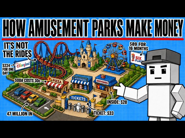 How Theme parks Make Money