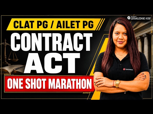 CLAT PG & AILET PG 2027 | Contract Act | One Shot Marathon