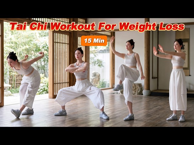 15 Minute Gentle Tai Chi Workout to Lose Weight, Improve Mobility, Flexibility & Everyday Energy