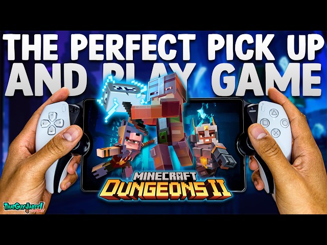 Minecraft Dungeons 2 Gameplay #2 on PlayStation Portal | PS5 Pro Remote Play