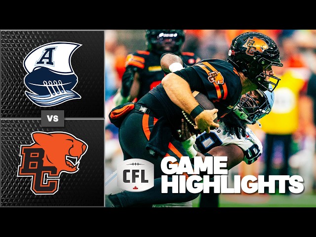 CFL 2026 Recap: Toronto Argonauts @ BC Lions - Week 8