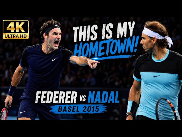 Roger Federer vs Rafael Nadal - Basel Final 2015 ● 4K Highlights