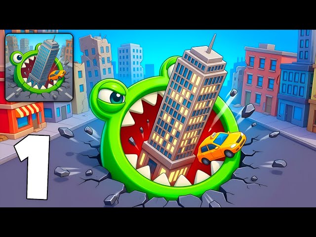 Hole.io Gameplay Walkthrough Part 1 | Eat Everything & Grow Bigger | Android & iOS