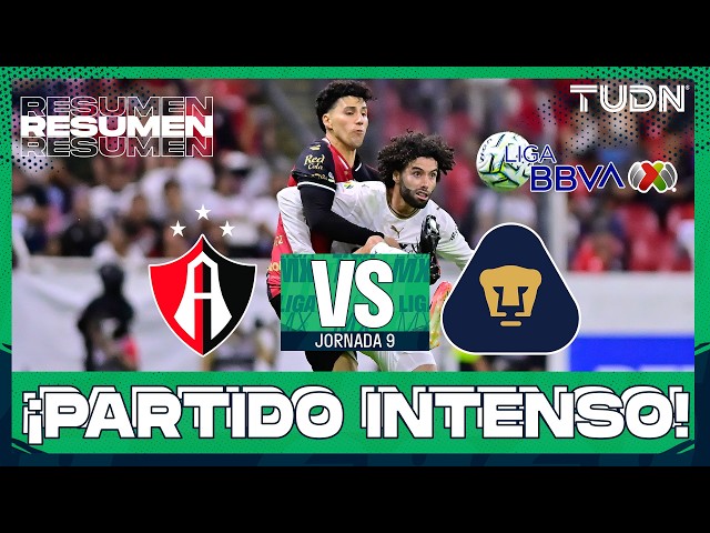 HIGHLIGHTS AND GOALS | Atlas vs Pumas | Liga MX - Matchday 9 Apertura 2026 | TUDN