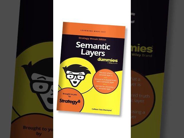 Semantic Layer For Dummies - Download for Free! #dataanalytics #ai