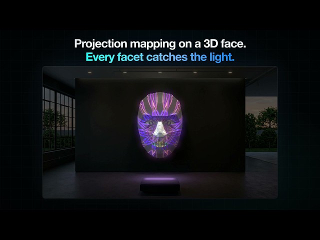 Surfabeam 3D Projection Mapping Tutorial: Map a Face Sculpture With Your Phone