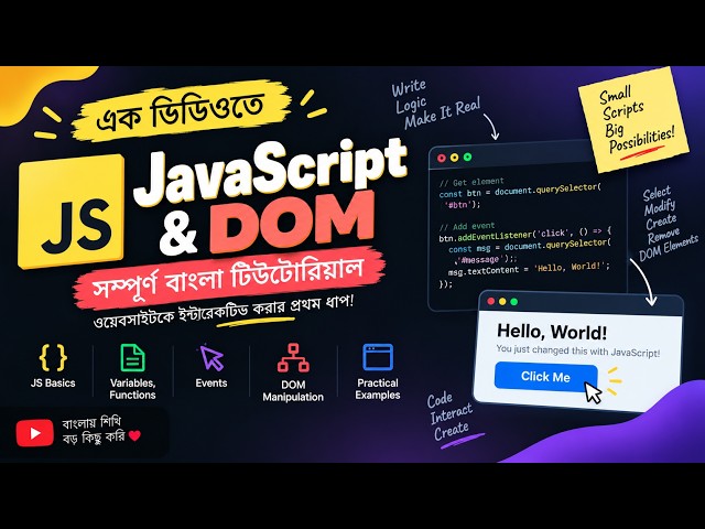 JavaScript Basic and Dom Manipulation ( IIUC NSDP 58 )
