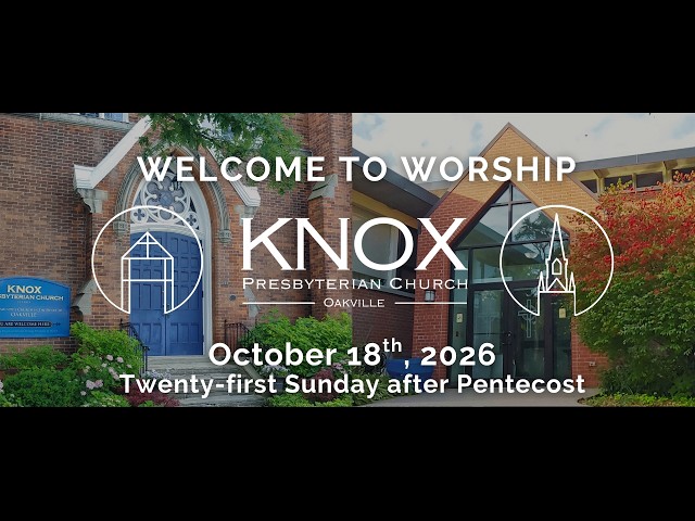 Sunday Worship Service | October 18th, 2026