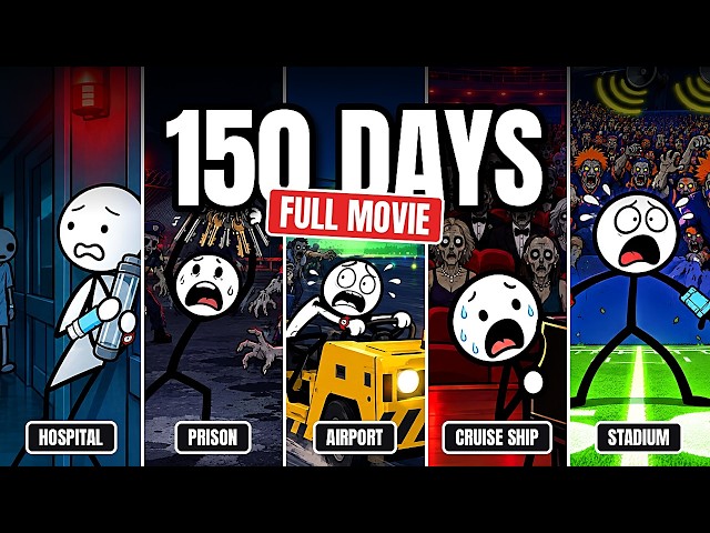 Zombie Outbreak: 150 Days Surviving 5 Places (Full Movie)