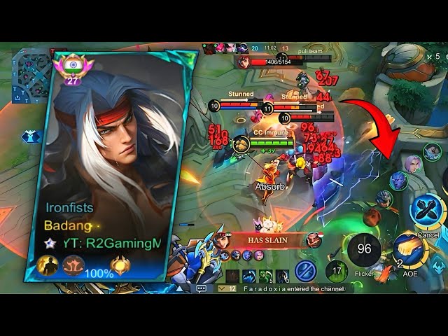 REVAMPED BADANG GAMEPLAY SOLO RANK 💪| badang best build and emblem 2026 🔥