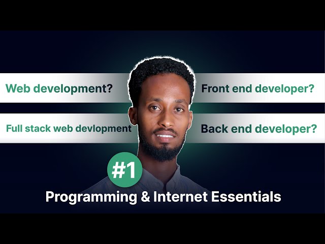 01- Waa Maxay Web Development? | Front development vs Back end development!