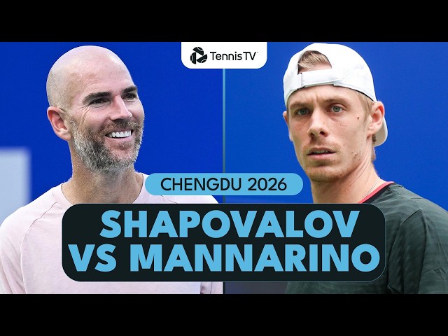Denis Shapovalov vs Adrian Mannarino Entertaining Match 🤝 | Chengdu 2026 Highlights