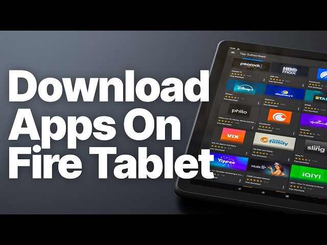How to Download Apps on Amazon Fire Tablet (Amazon Appstore Guide)