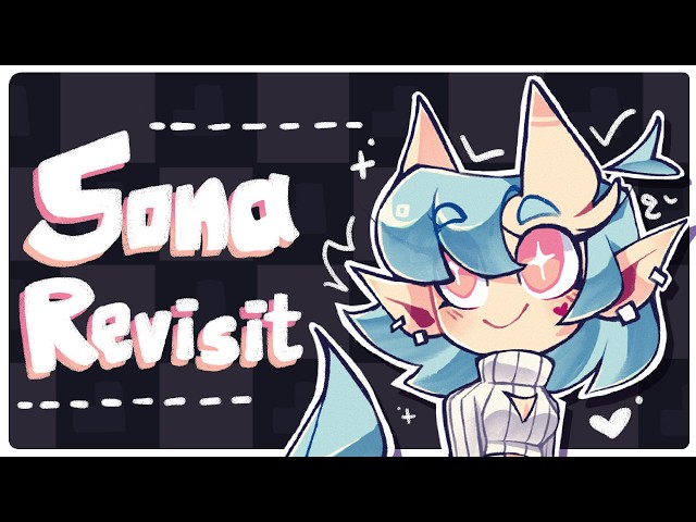 chatting about why I CHANGED my SONA! ♡ [ speedpaint + commentary ]