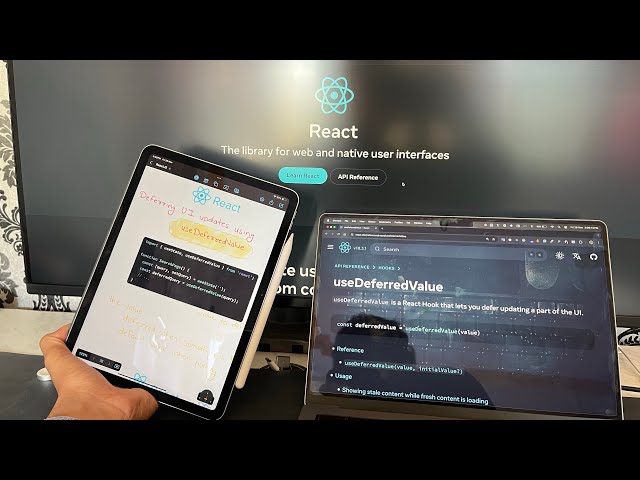 #48 Deferring UI updates using useDeferredValue hook 🪝 in ReactJS