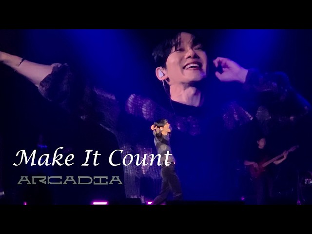 MAKE IT COUNT - CHEN "ARCADIA" CONCERT in Singapore (Last stop on tour - 260412)