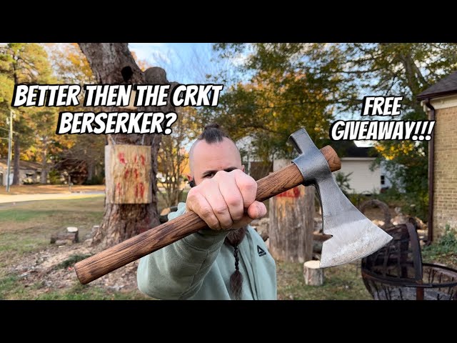 Kings County Tools Tomahawk: Better than the CRKT Berserker? #axethrowing #axe #skills #tools