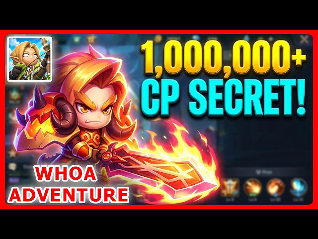 STOP Wasting Resources! Instant 1,000,000+ CP Boost in Whoa Adventure